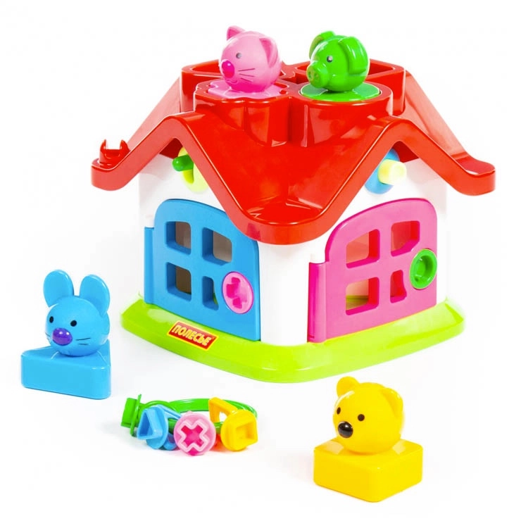 Vkladačka domček Smieško – didaktický domček pre deti