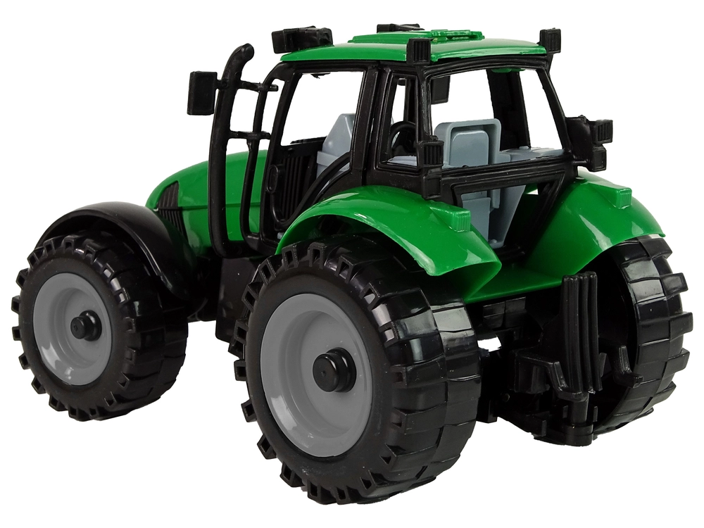 Lean Toys Zelený traktor