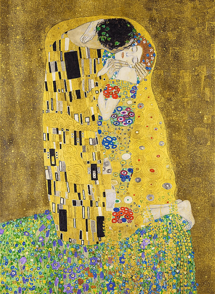 Trefl Drevené Gustav Klimt Bozk 200 Art Collection