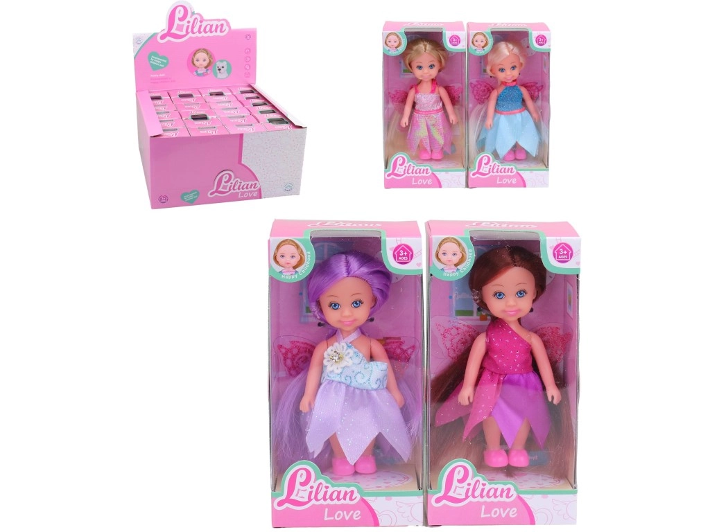 Bábika s krídlami 14 cm