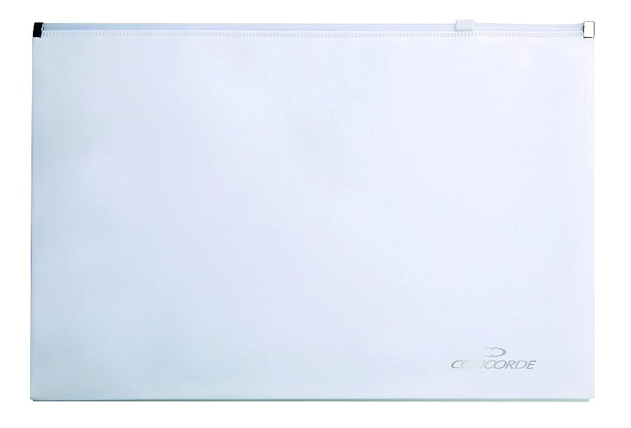 Spisové dosky CONCORDE so zipsom A4 - biela
