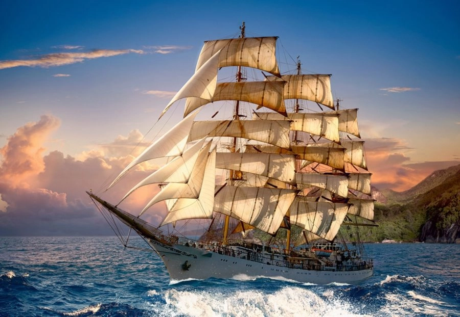 E-shop Castorland Sailing at sunset 1500 dielov