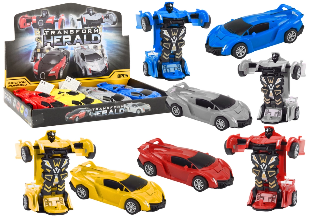 E-shop Leantoys Auto robot 2v1 transformácia športové auto jazda