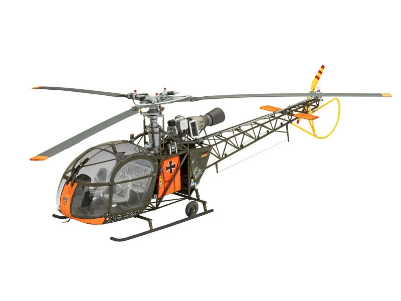 REVELL Plastic ModelKit vrtulník 03804 Alouette II 1:32