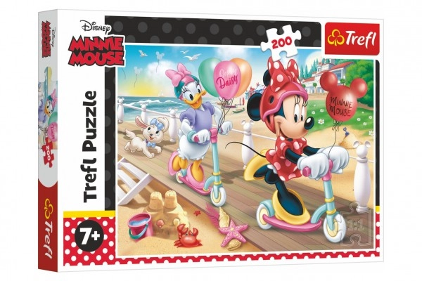 Trefl Minnie Mouse Na pláži 200 dielov