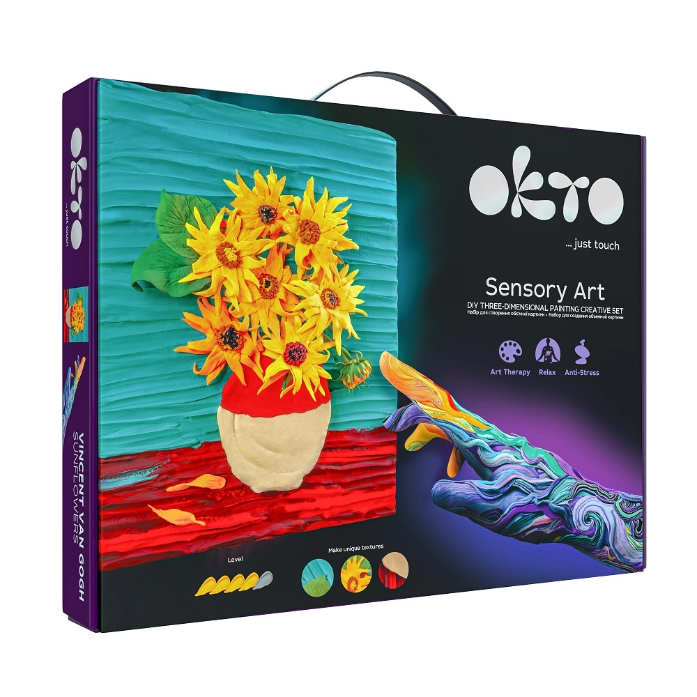E-shop OKTO SENSOTY ART výtvarná sada ”Slnečnica” 30x40 cm