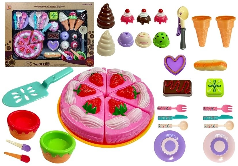 E-shop Lean Toys sada sladkých výrobkov servírovanie