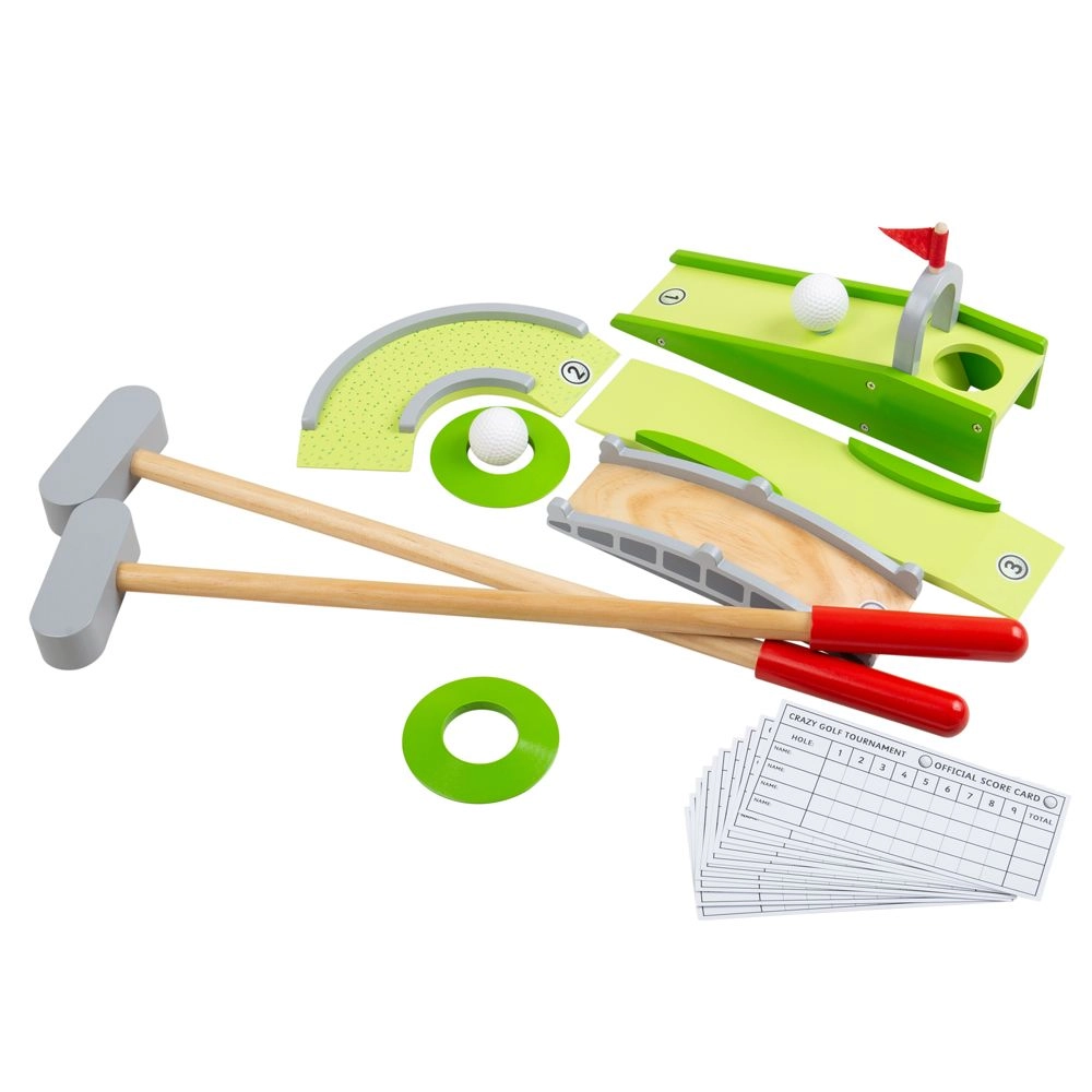 E-shop Bigjigs Toys Drevený Crazy Golf