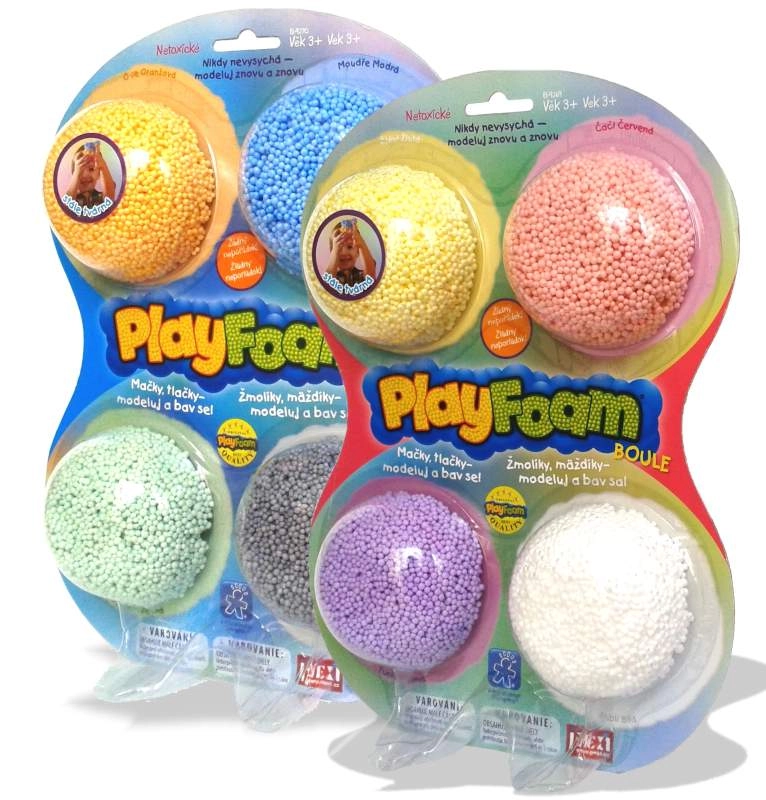 E-shop Pexi PlayFoam® Guľôčková sada 2 balenia nešpinivej plastelíny