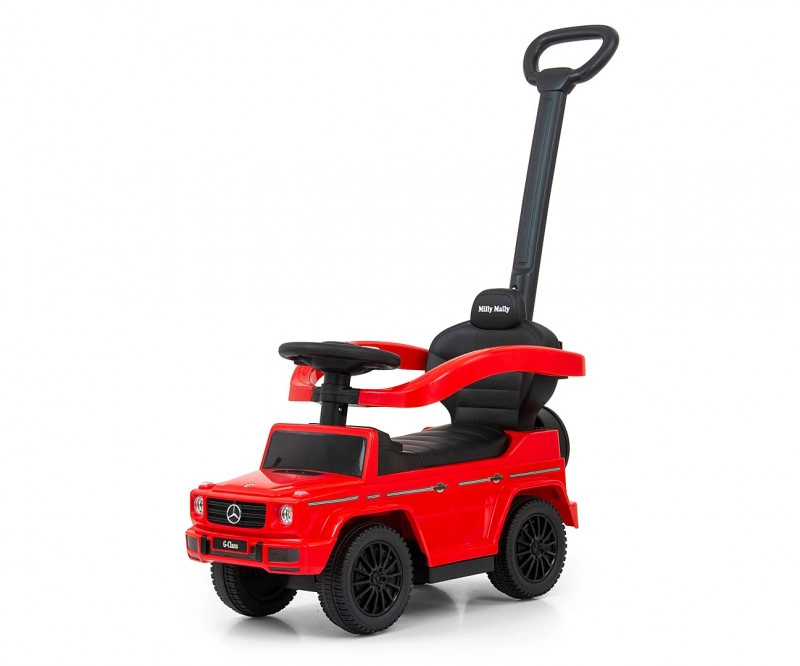 E-shop Milly Mally s vodící tyčí Mercedes-Benz G350d červené