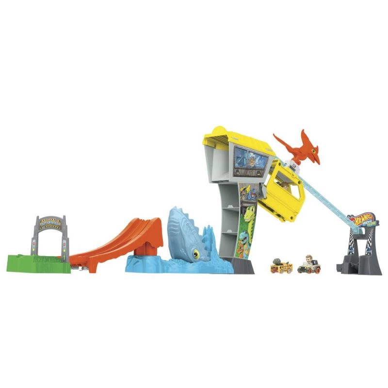 E-shop Hot Wheels Racerverse Závodná dráha Jurský svet 194735195381