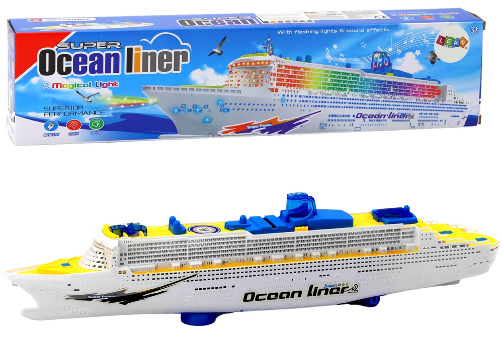 E-shop Lean Toys Zvuky svetiel na riadenie osobných výletných lodí