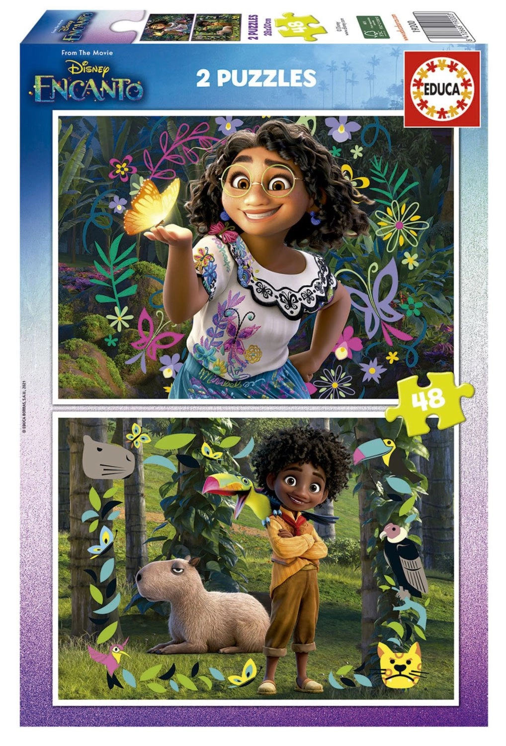 E-shop Educa Encanto Disney EDU19200 2 x 48 dielov