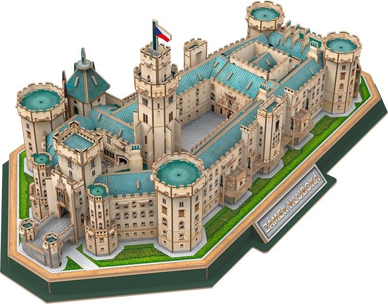 E-shop CubicFun 3D puzzle Zámek Hluboká 158 ks