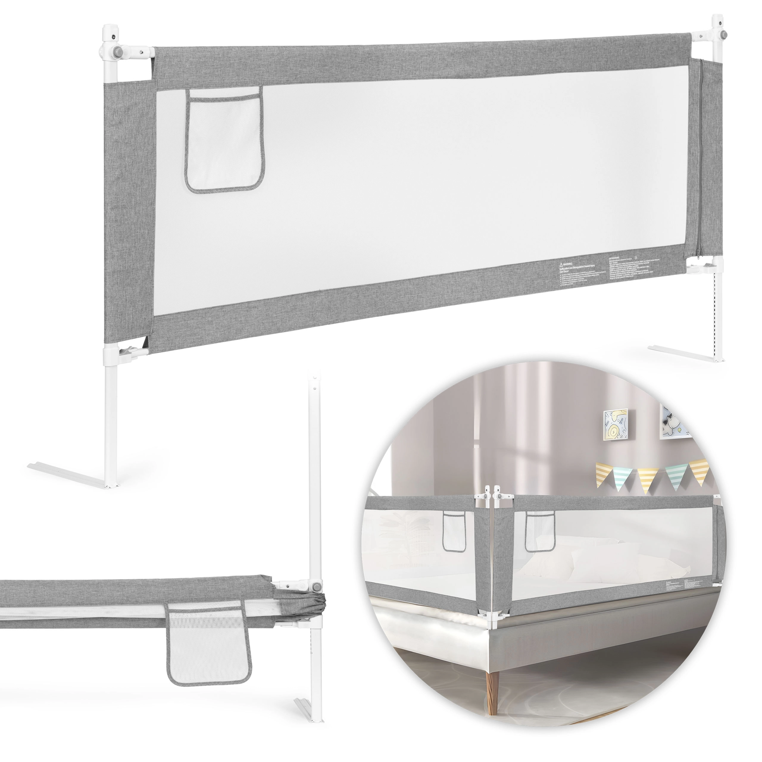 Zábrana na posteľ 200 cm pre deti ECOTOYS
