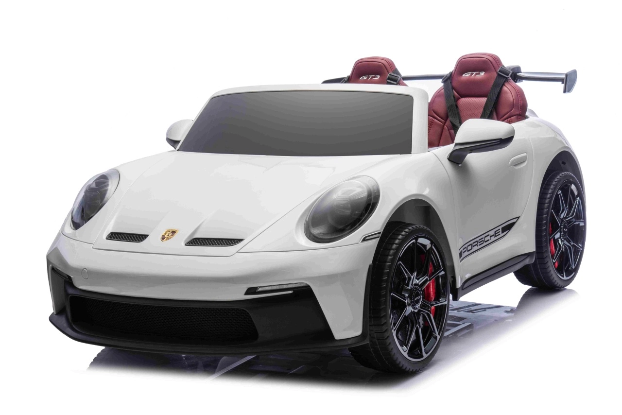 Detské elektrické autíčko PORSCHE 911 GT3 – Biele