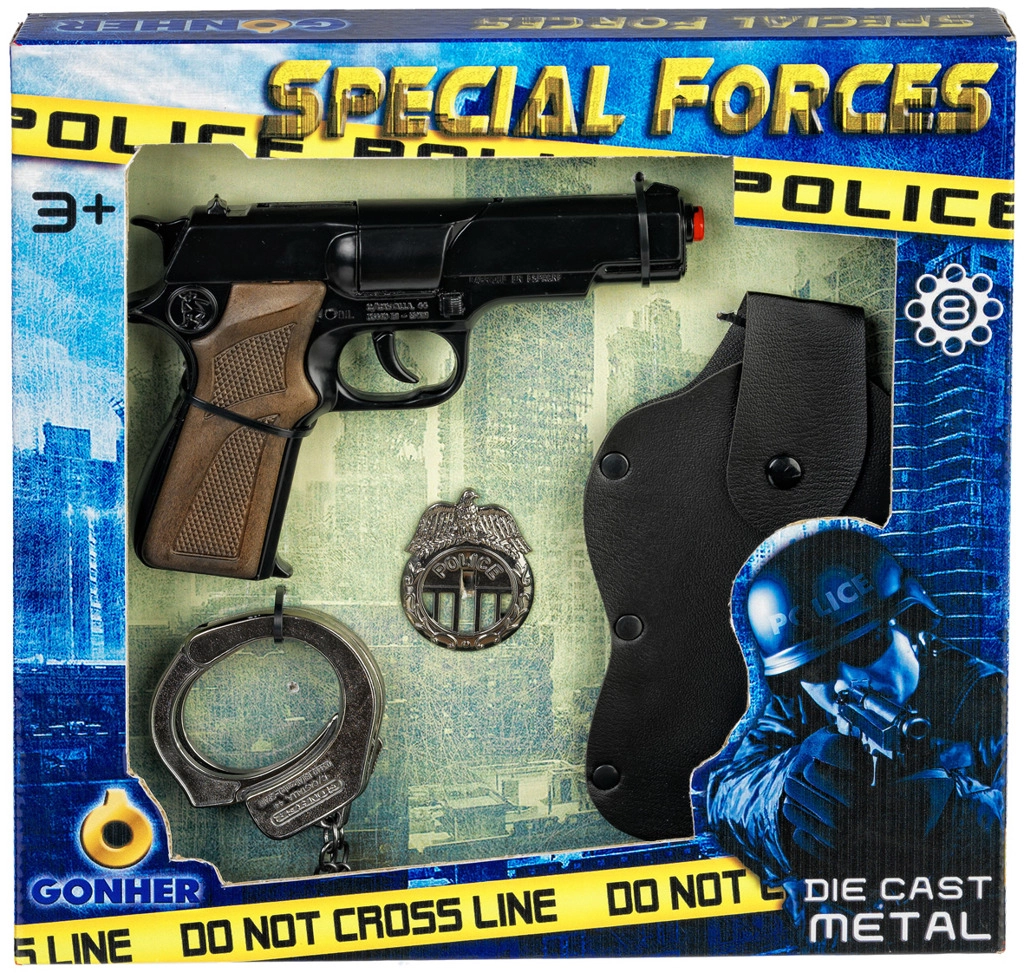 E-shop Alltoys policejní pistole Gold