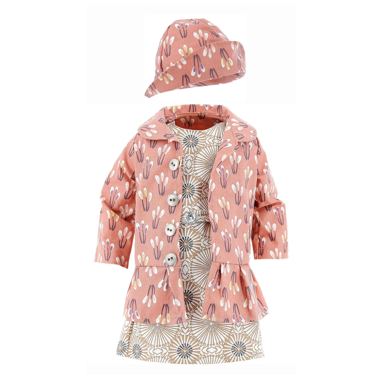 E-shop Petitcollin Obleček Elena pro panenku 48 cm
