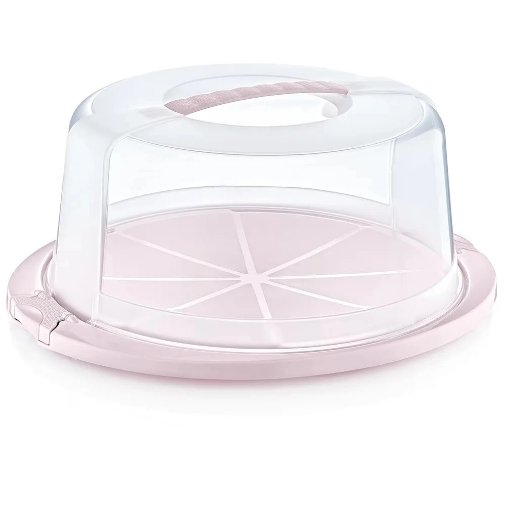 E-shop Okrúhly box na tortu Nordic Pink 33,5 × 38 × 17 cm