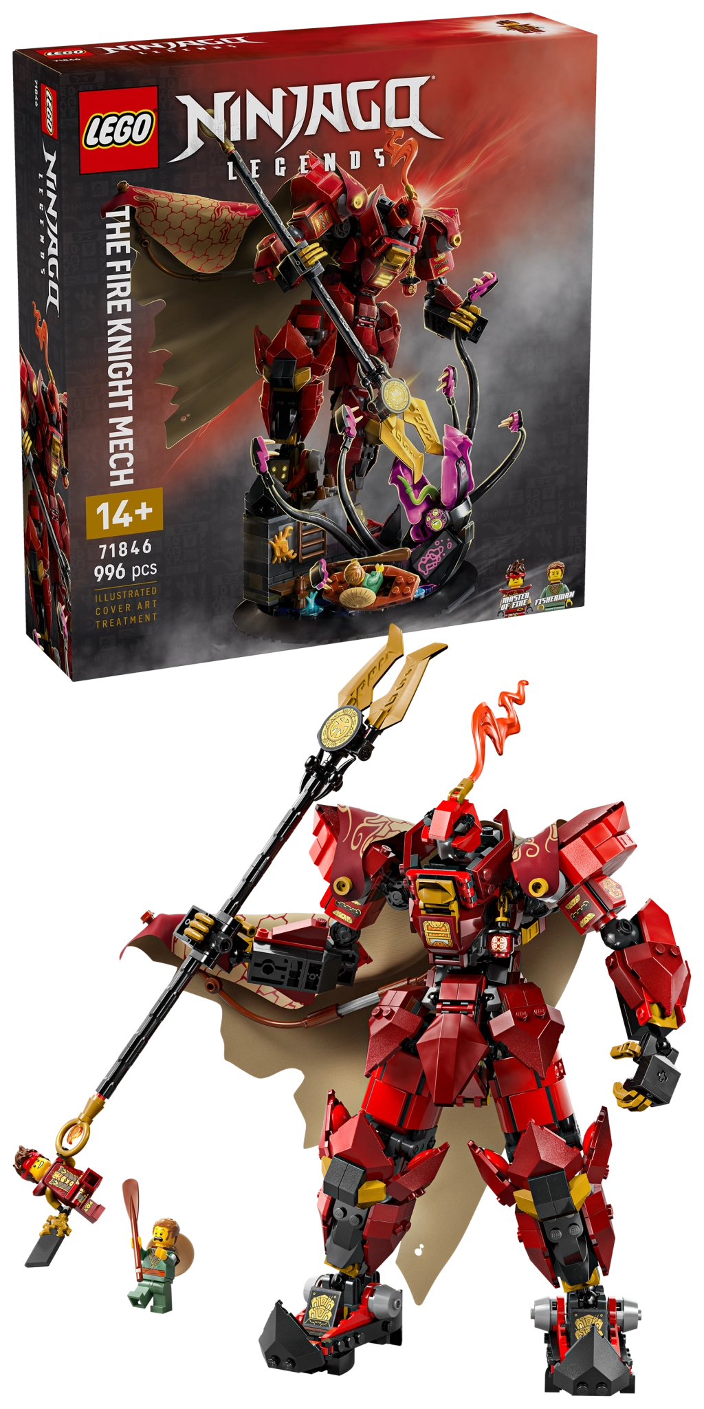 Robot Ohnivého Rytiera LEGO NINJAGO