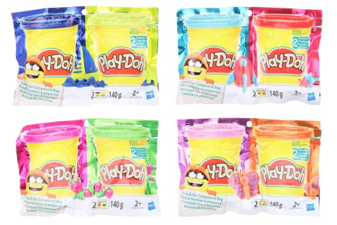 E-shop Play-Doh plastelína v vrecúšku – 2 farby