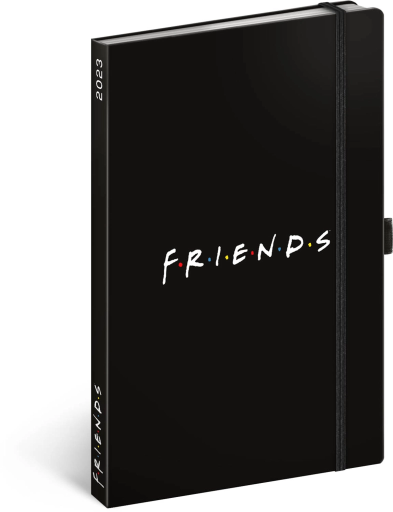 E-shop Baagl Notes Přátelé linkovaný 13 × 21 cm