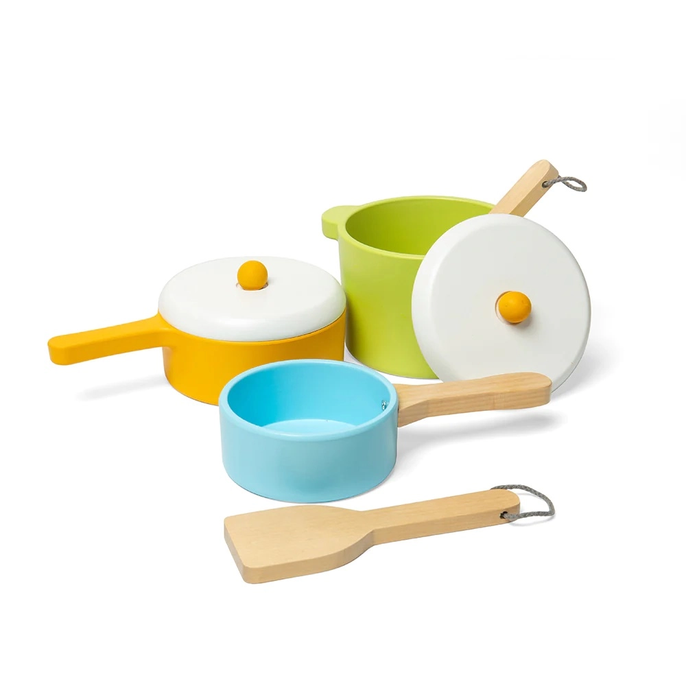 E-shop Bigjigs Toys Sada nádobí 7 dílů