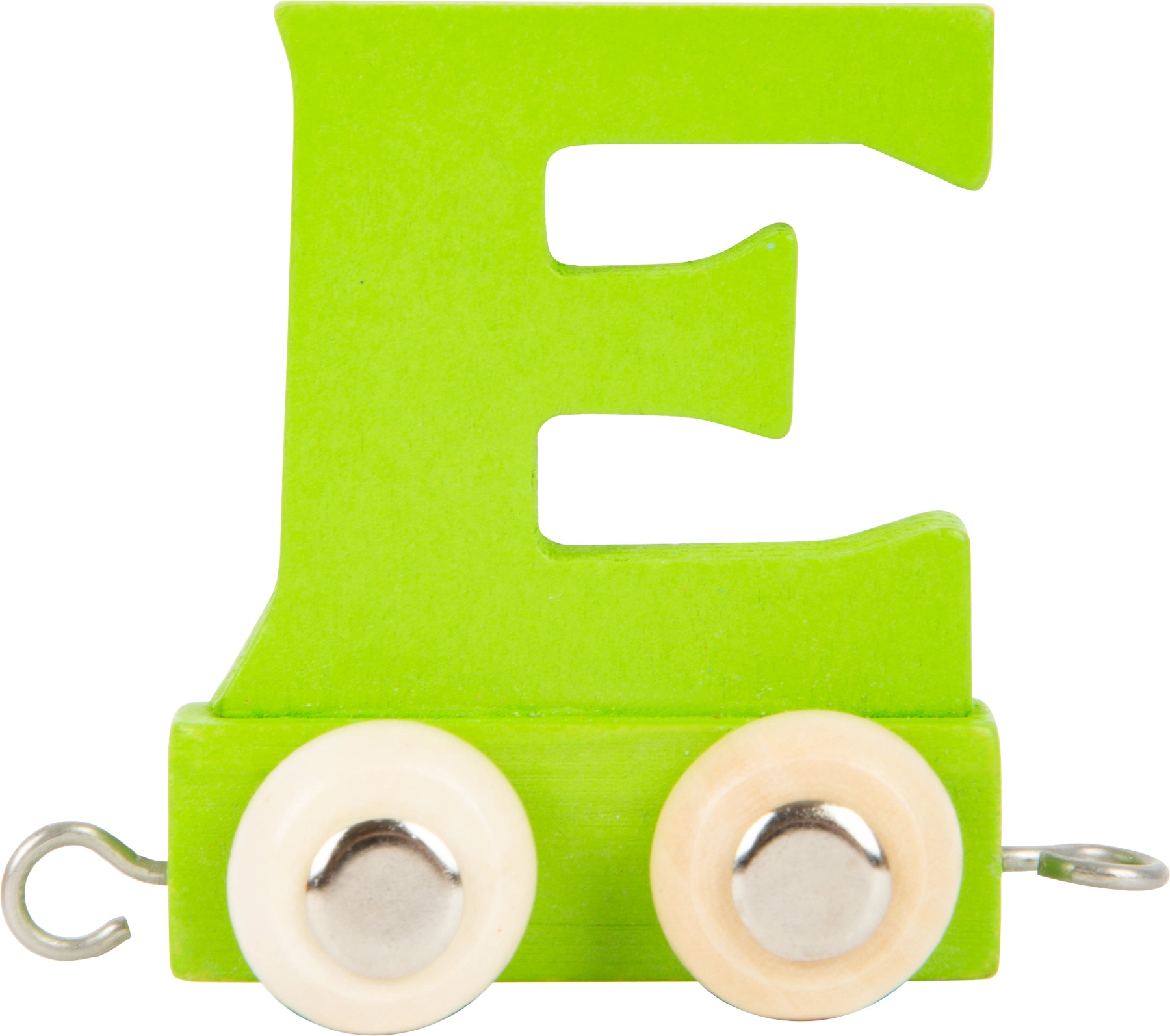 E-shop Dřevěný vláček barevná abeceda písmeno E