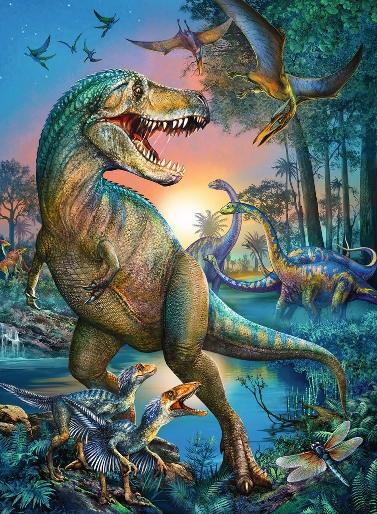 E-shop Ravensburger puzzle praveký obor XXL 150 dielikov