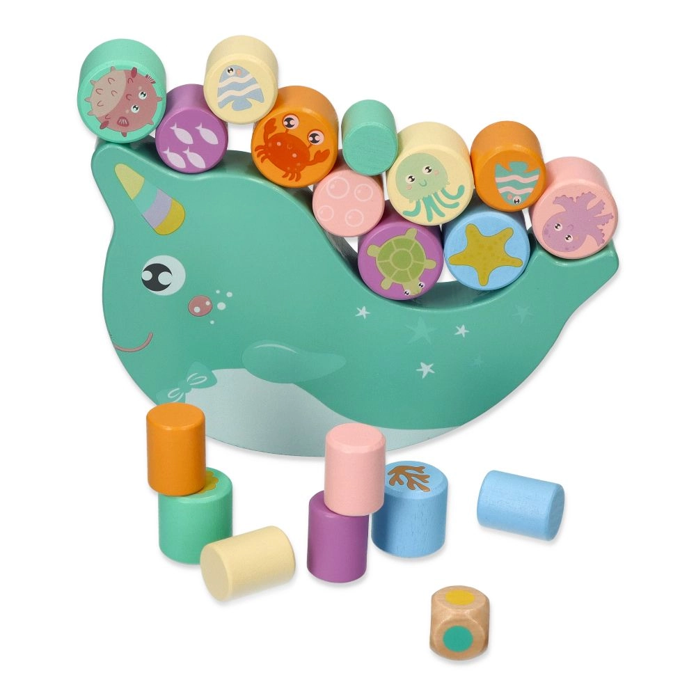 E-shop Adam Toys balančná hra s tvarmi líška
