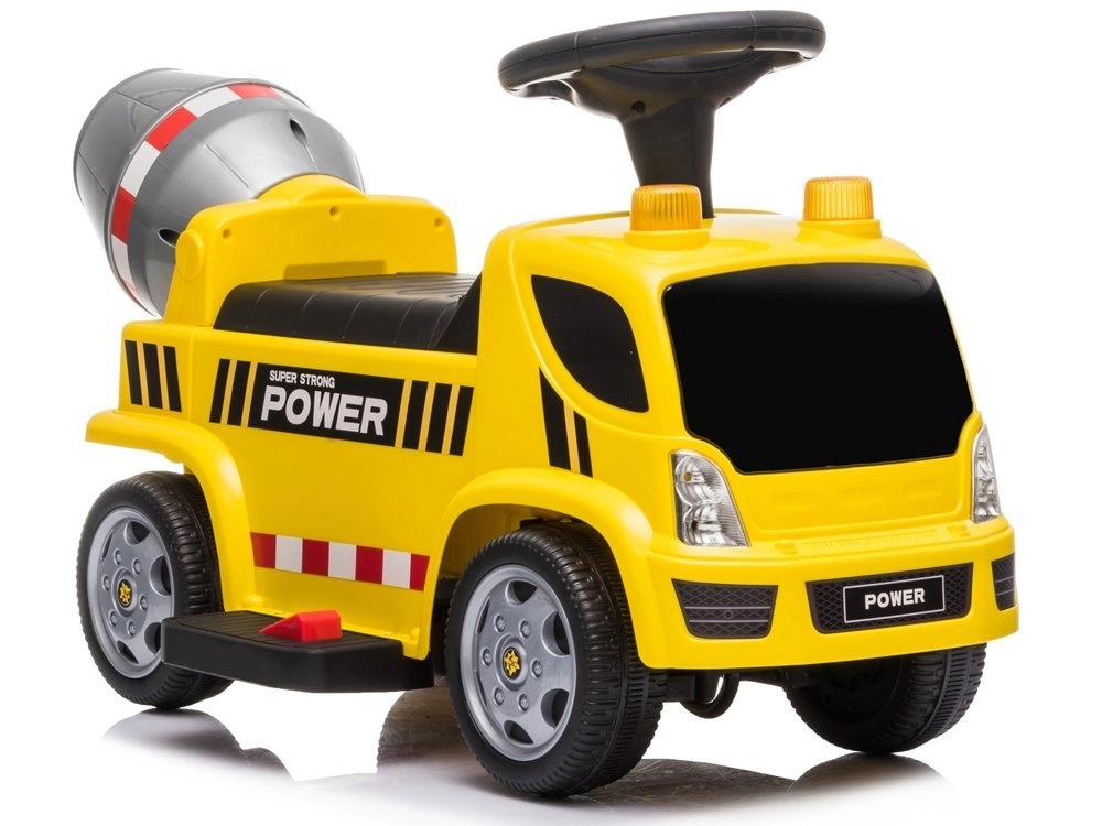 LEAN CARS miešačka betónu na batérie žlto-čierne
