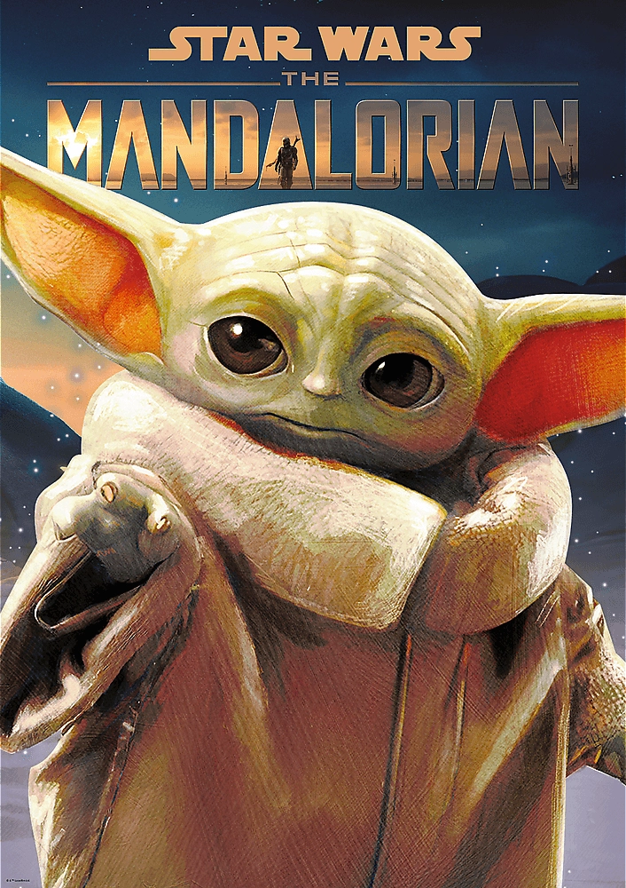 E-shop Puzzle TREFL Premium Plus Star Wars: Mandalorian - Grogu 1000 dielikov