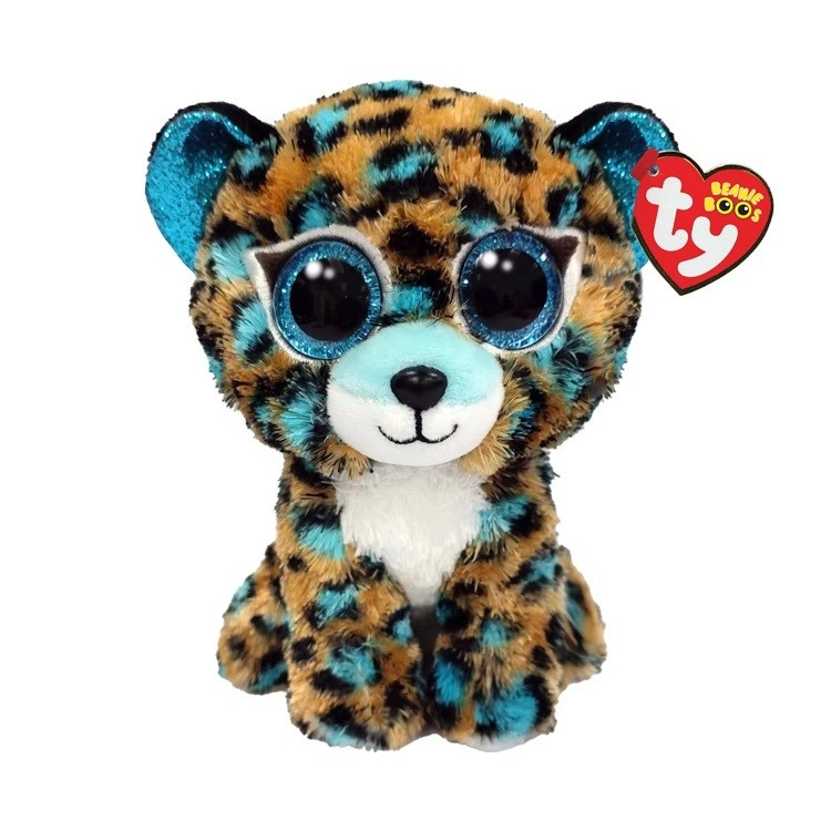 E-shop TY Leopard Blue Cobalt maskot 15 cm