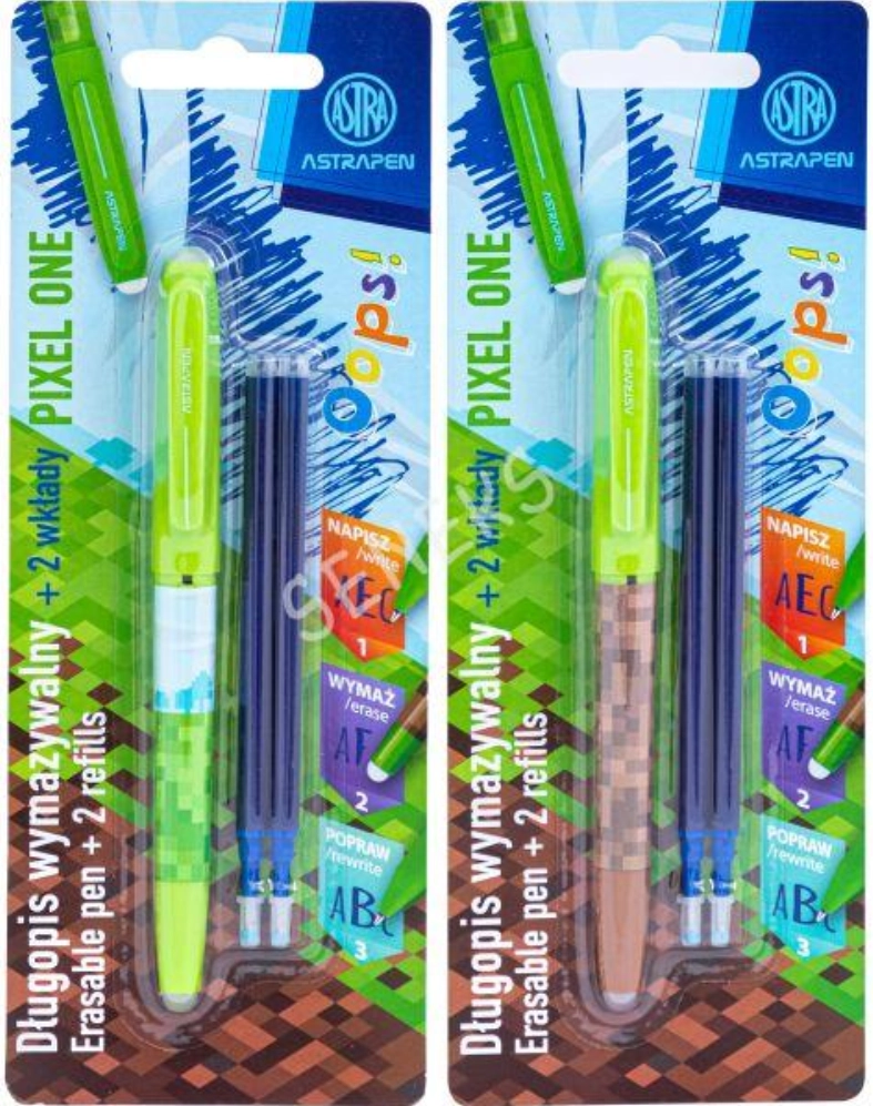 E-shop AstraPEN Oops! Pixel One 0,6mm modré 2ks náplň blister 201023016