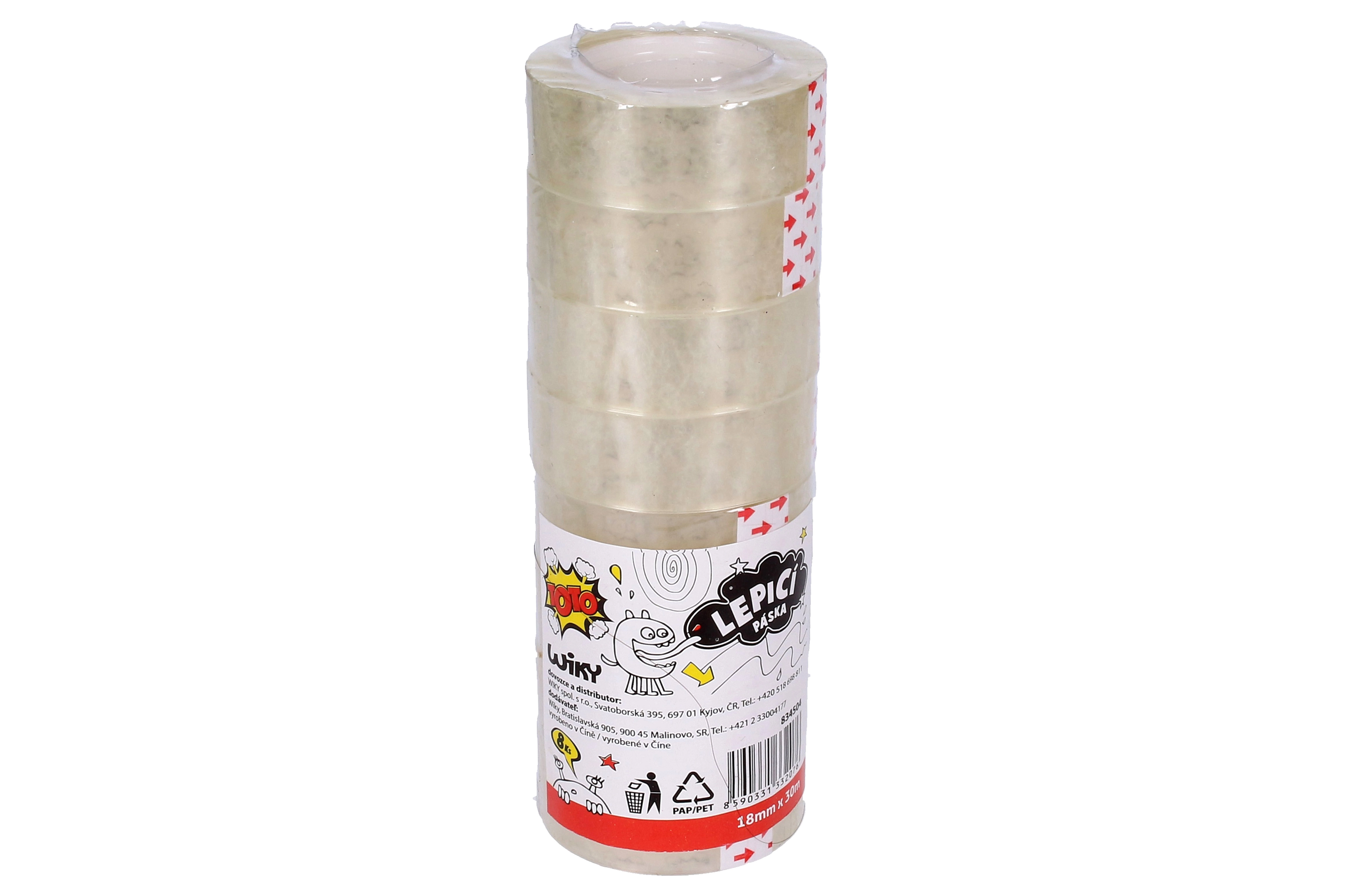 E-shop TOTO Lepiaca páska 18 mm x 30 m priehľadná