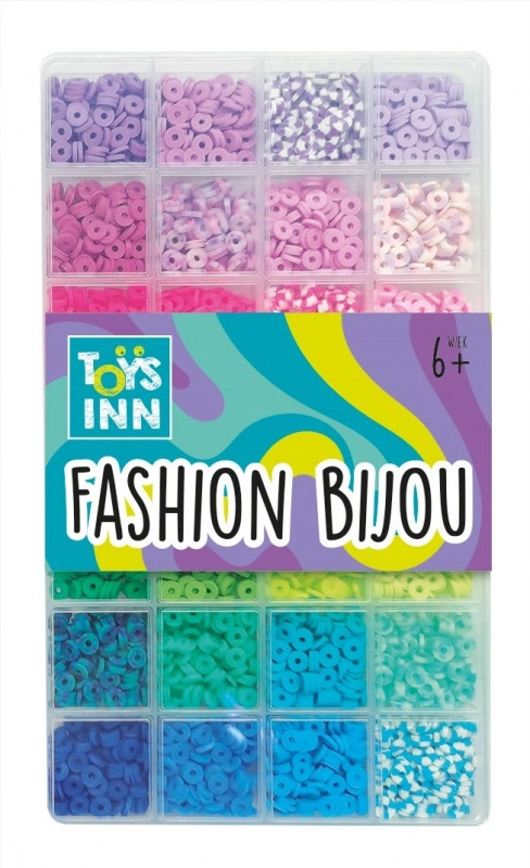 E-shop Koráliky Clay Beads mix modrých farieb