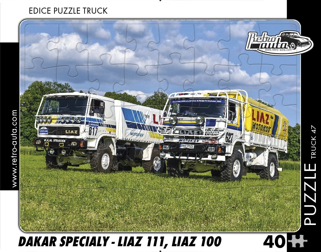 E-shop RETRO-AUTA TRUCK č.47 Dakar speciály LIAZ 111 LIAZ 100 40 dielov