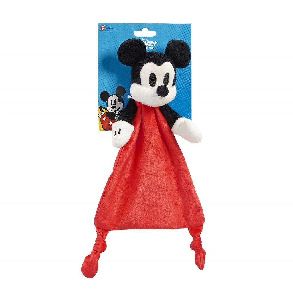Plyšový muchláčik Mickey Mouse – maznacia dečka pre bábätká