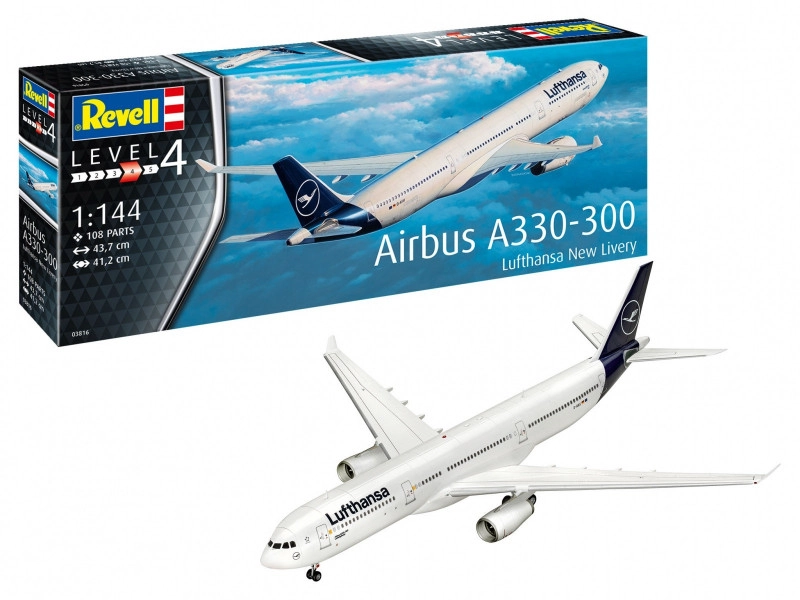 Revell Plastic ModelKit letadlo 03891 Boeing 747-8 Lufthansa New Livery 18-03891 1:144