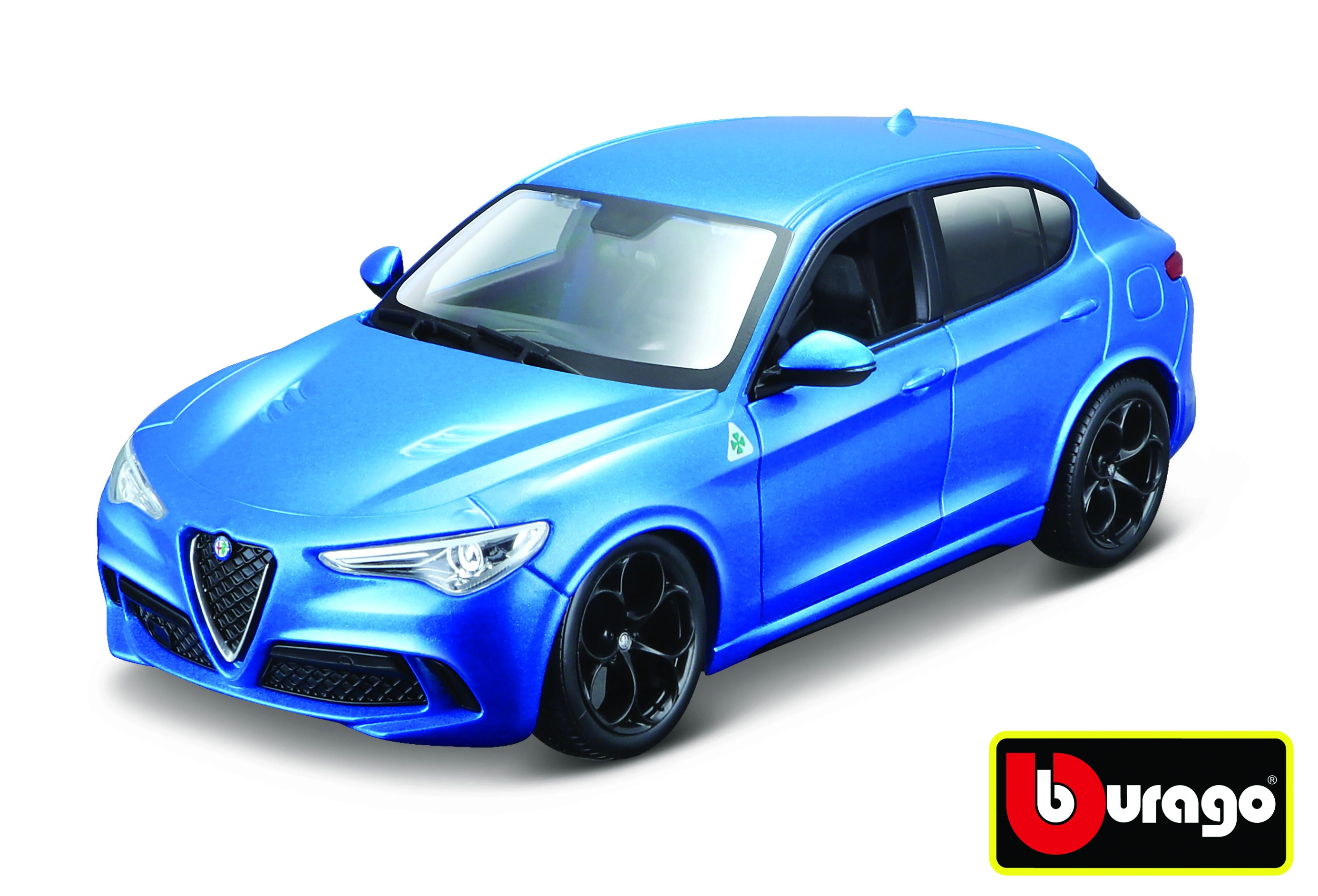 Bburago Alfa Romeo Stelvio modrá 1:24