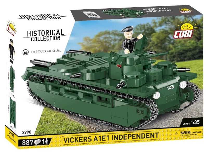 E-shop Cobi 2990 Great War Vickers A1E1 Independent, 1:35, 886 ks