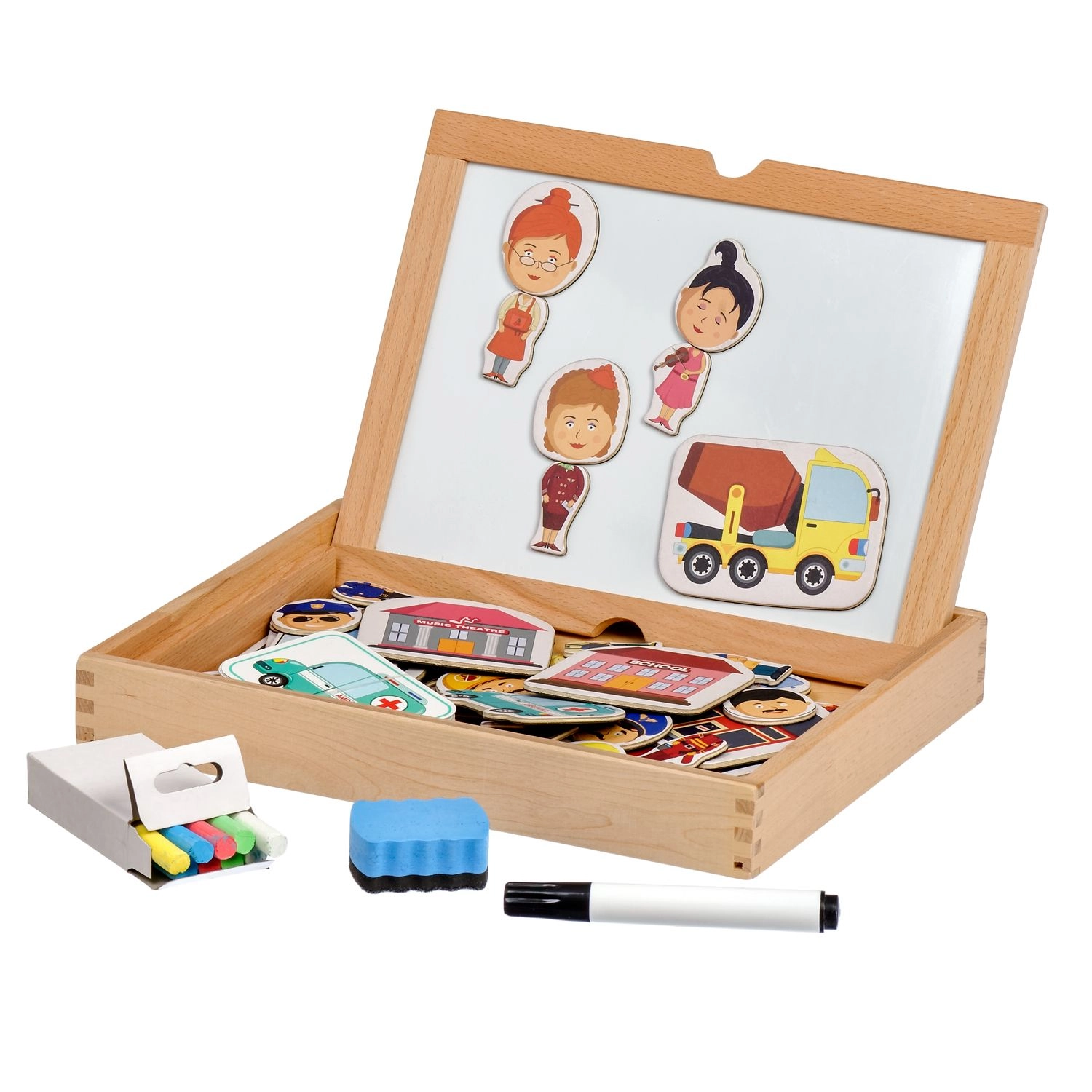 E-shop Lucy & Leo magnetické figúrky Hádaj kto?