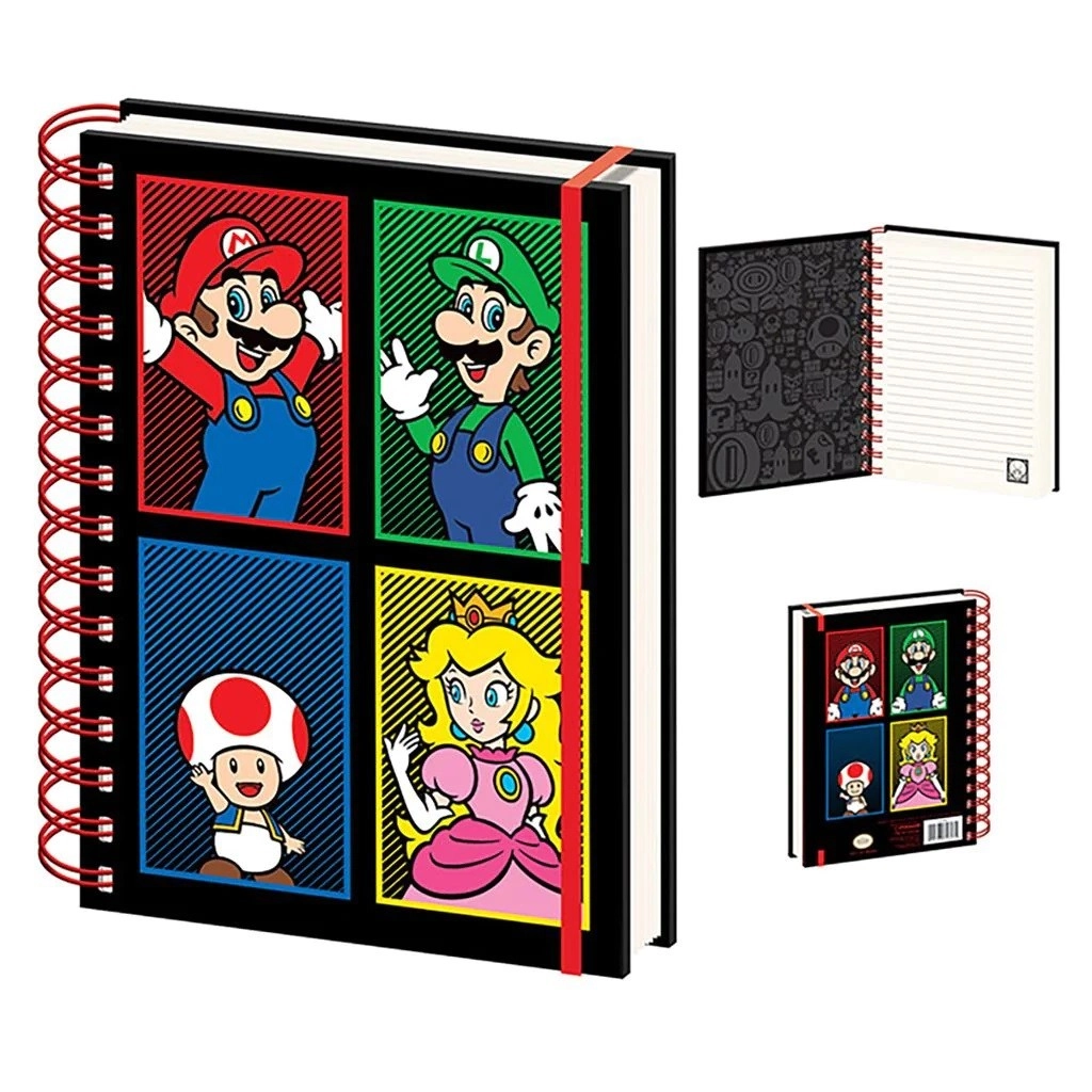 E-shop Pyramid International Zápisník Super Mario 4 Colour A5