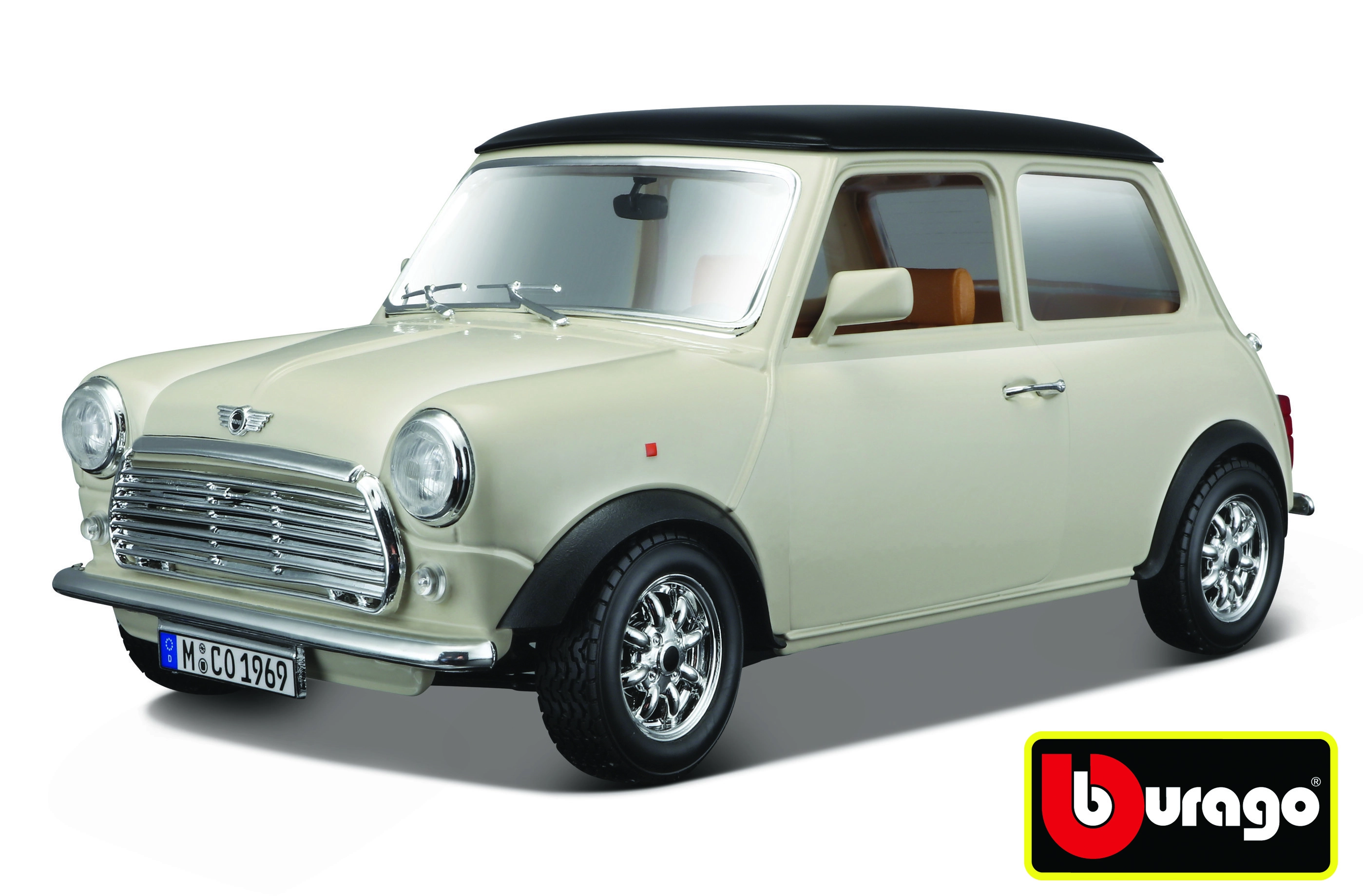 E-shop Bburago mini Cooper 1969 béžová 1:18