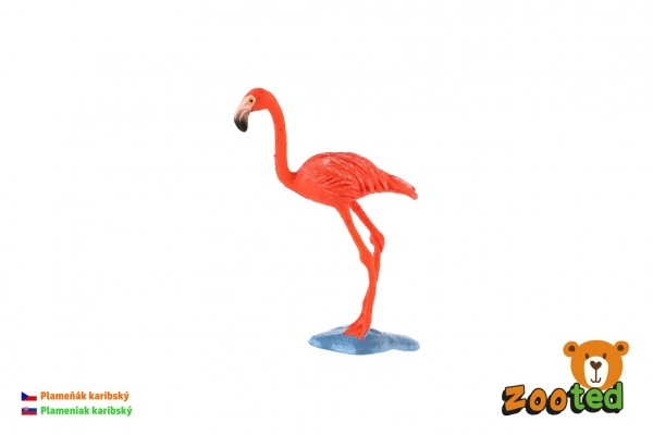 E-shop Plastová figúrka karibského plameniaka 9 cm