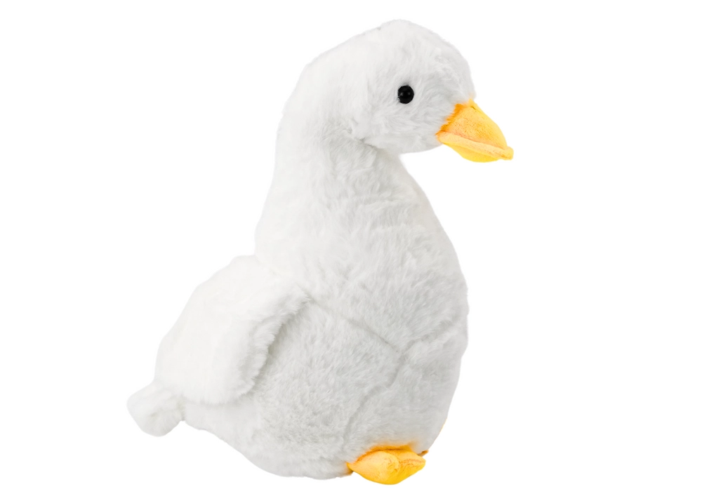 E-shop Biela plyšová hus hračka 30 cm
