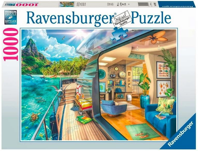E-shop Puzzle 1000 dielikov – plavba v trópoch RAVENSBURGER