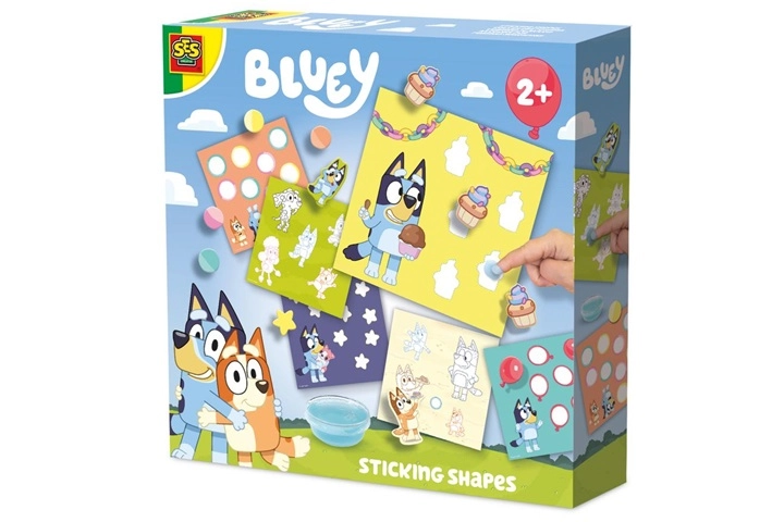 SES Bluey nalepovacie tvary