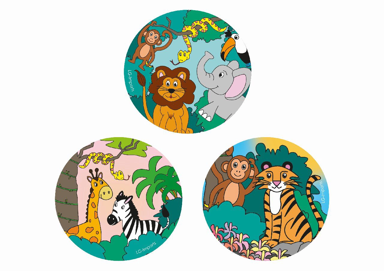 E-shop Zápisníček s motívom divokých zvierat (safari) – 8 cm, 30 listov