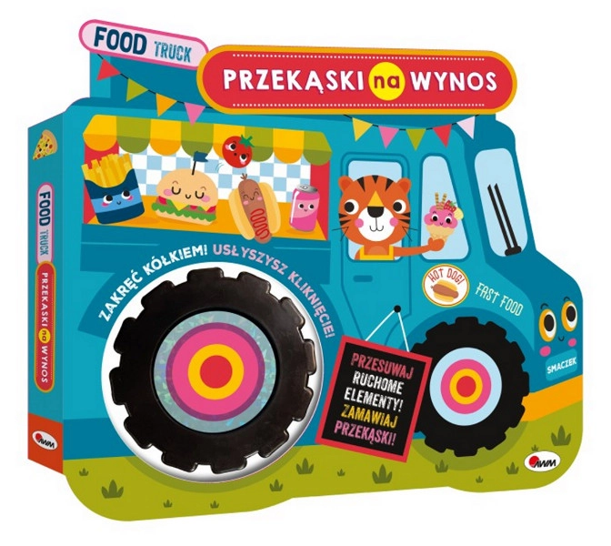 E-shop Food truck – interaktívna knižka s okienkami a točiacim kolieskom
